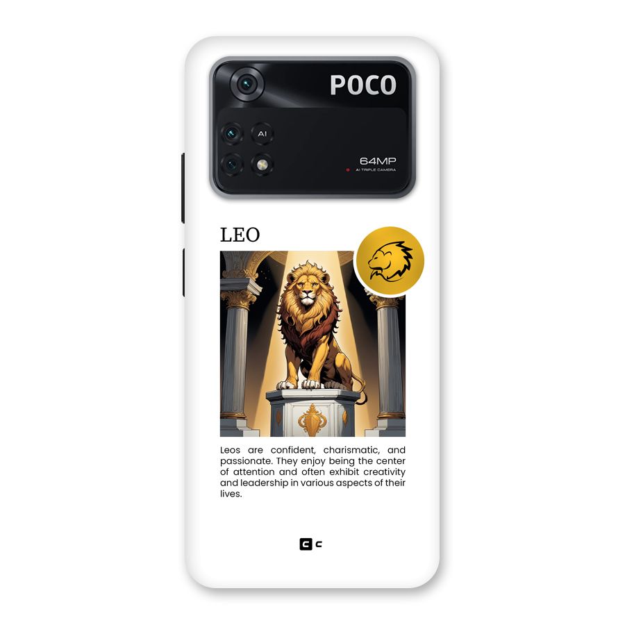 Leader Leo Back Case for Poco M4 Pro 4G