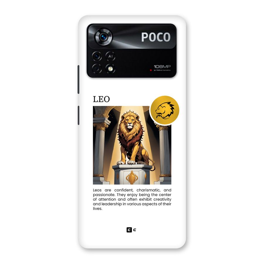 Leader Leo Back Case for Poco X4 Pro 5G