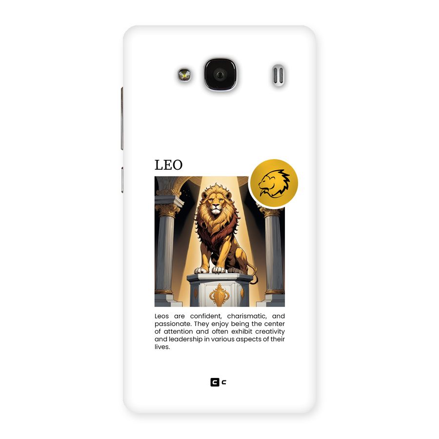 Leader Leo Back Case for Redmi 2 Prime