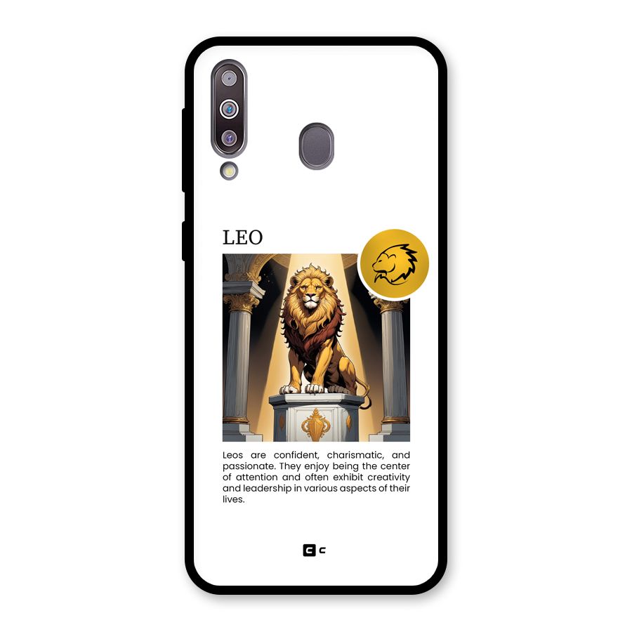 Leader Leo Glass Back Case for Galaxy M30