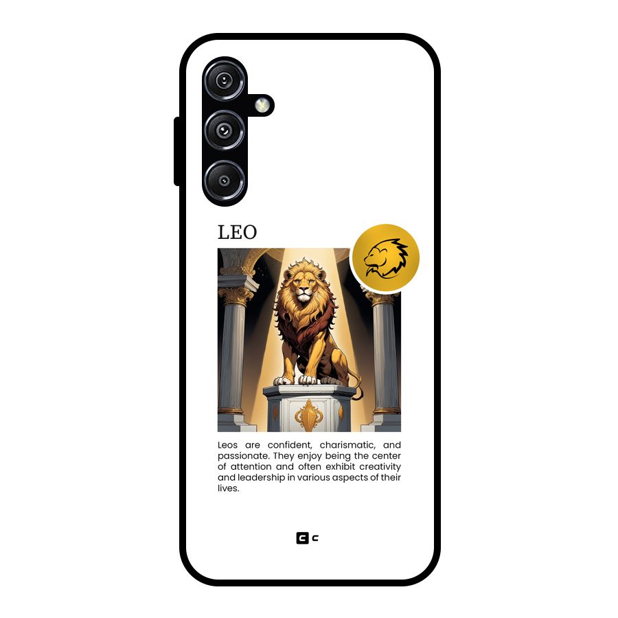 Leader Leo Glass Back Case for Galaxy M34 5G