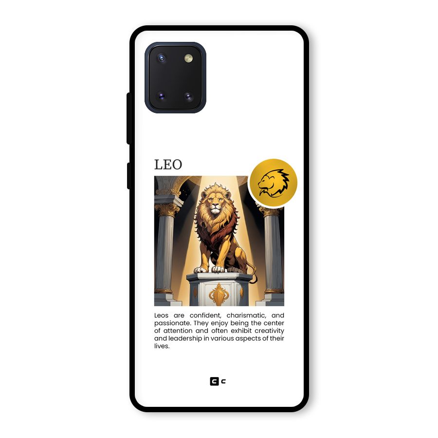 Leader Leo Glass Back Case for Galaxy Note 10 Lite