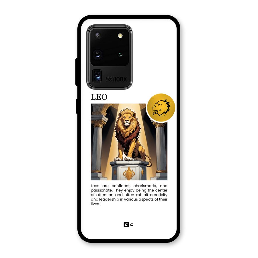 Leader Leo Glass Back Case for Galaxy S20 Ultra
