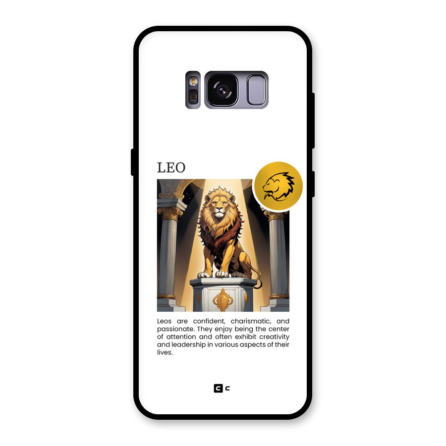 Leader Leo Glass Back Case for Galaxy S8