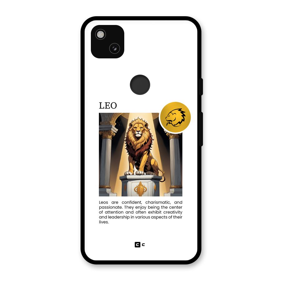 Leader Leo Glass Back Case for Google Pixel 4a