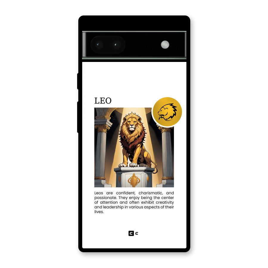 Leader Leo Glass Back Case for Google Pixel 6a
