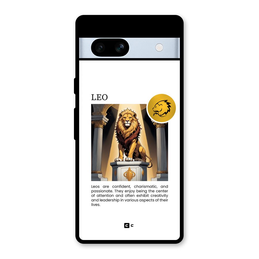 Leader Leo Glass Back Case for Google Pixel 7a