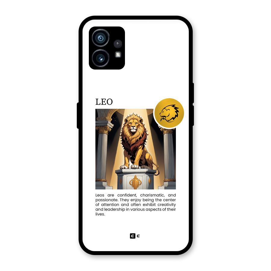Leader Leo Glass Back Case for Nothing Phone 1
