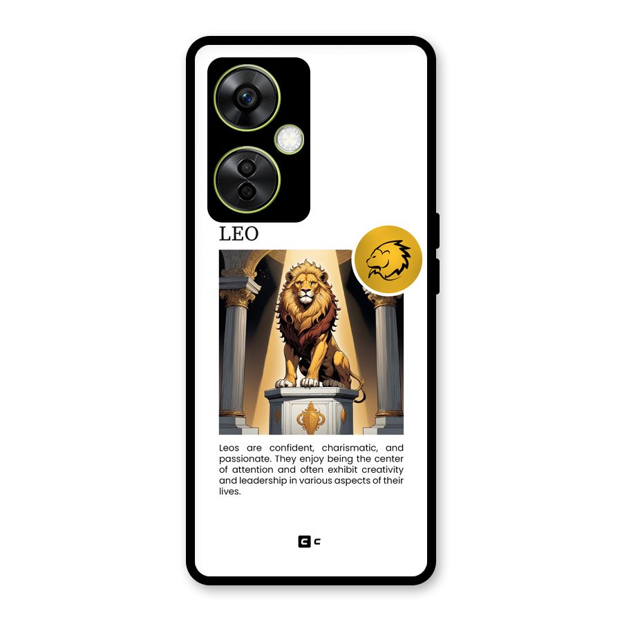 Leader Leo Glass Back Case for OnePlus Nord CE 3 Lite
