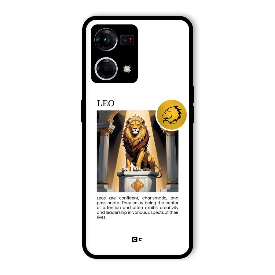 Leader Leo Glass Back Case for Oppo F21 Pro 4G