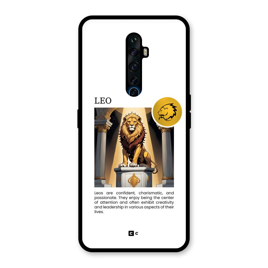 Leader Leo Glass Back Case for Oppo Reno2 F