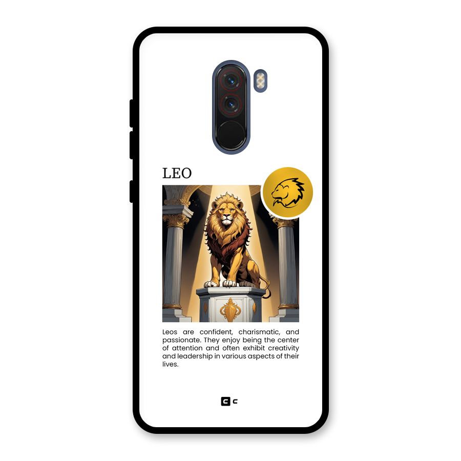Leader Leo Glass Back Case for Poco F1