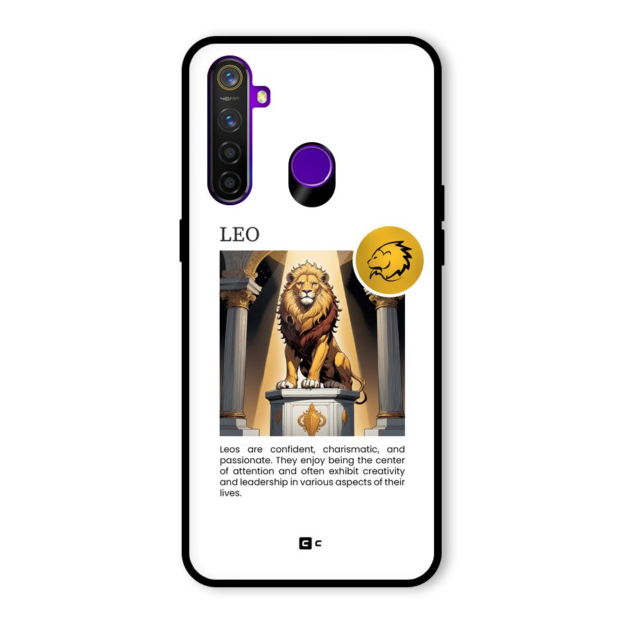 Leader Leo Glass Back Case for Realme 5 Pro