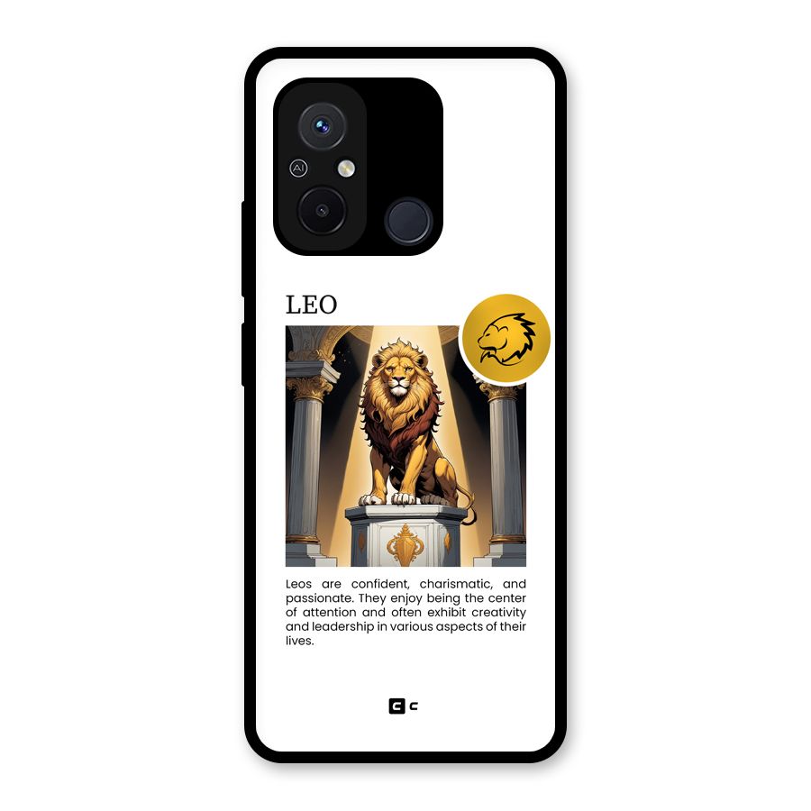 Leader Leo Glass Back Case for Redmi 12C