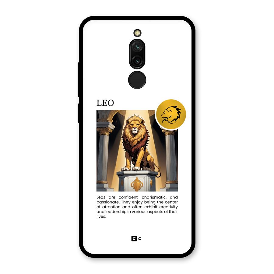 Leader Leo Glass Back Case for Redmi 8