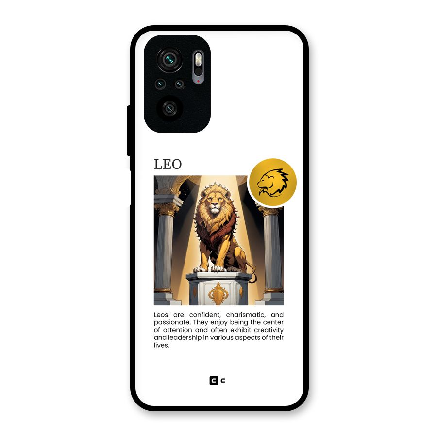 Leader Leo Glass Back Case for Redmi Note 10S