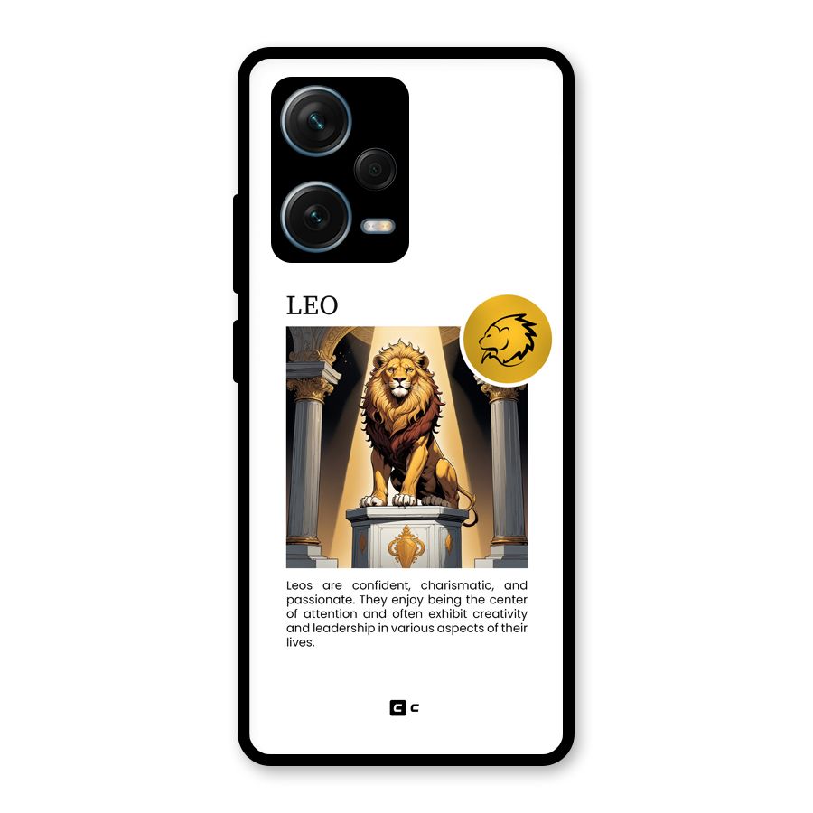 Leader Leo Glass Back Case for Redmi Note 12 Pro Plus 5G