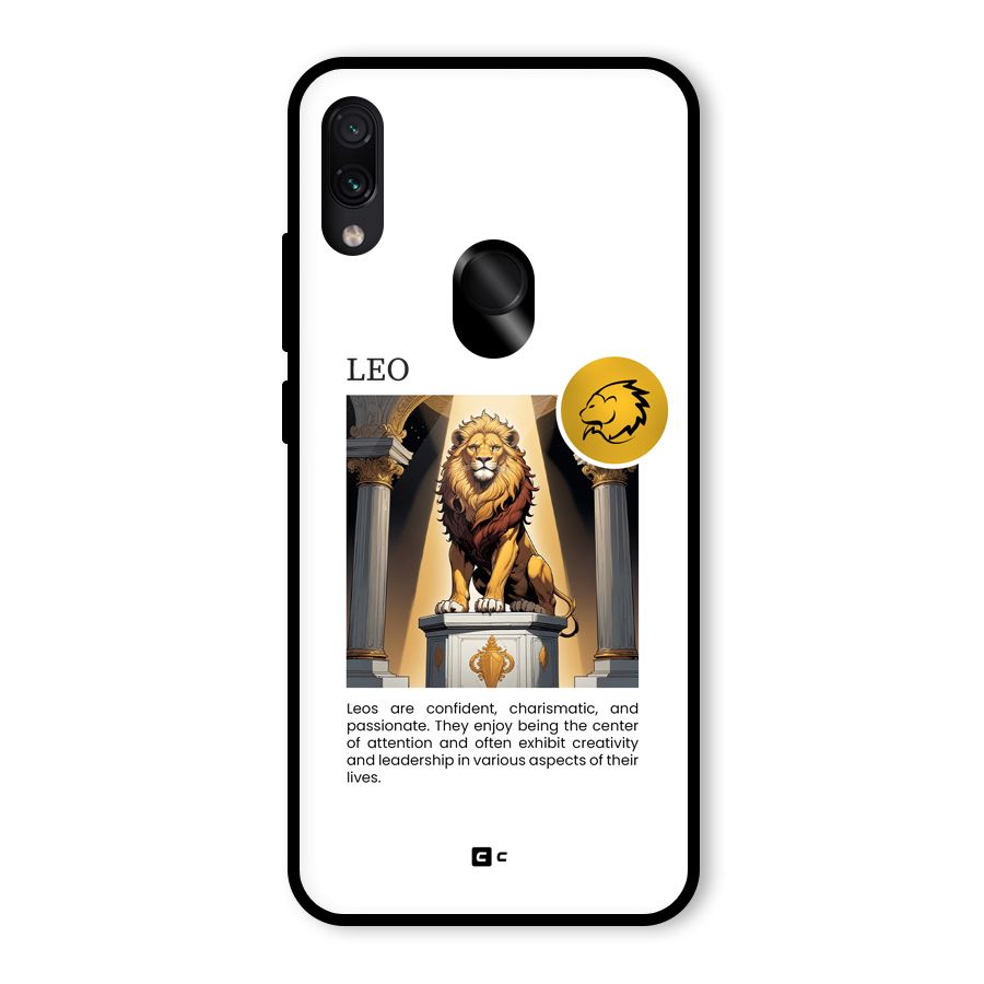 Leader Leo Glass Back Case for Redmi Note 7 Pro