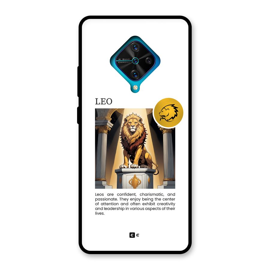 Leader Leo Glass Back Case for Vivo S1 Pro