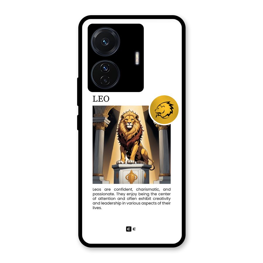 Leader Leo Glass Back Case for Vivo T1 Pro