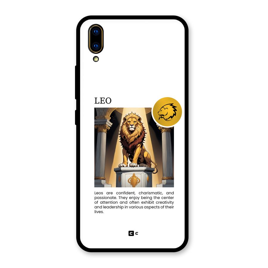 Leader Leo Glass Back Case for Vivo V11 Pro