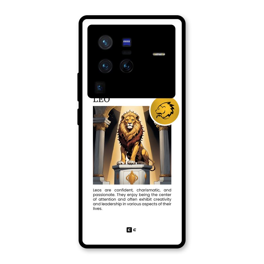 Leader Leo Glass Back Case for Vivo X80 Pro