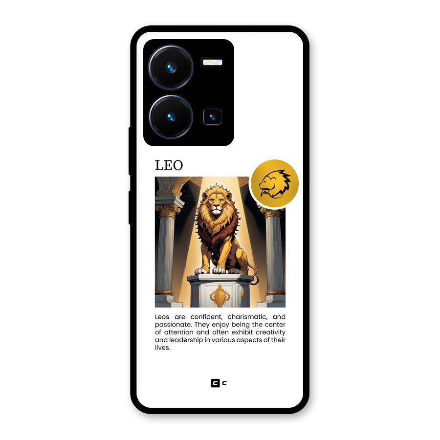 Leader Leo Glass Back Case for Vivo Y35
