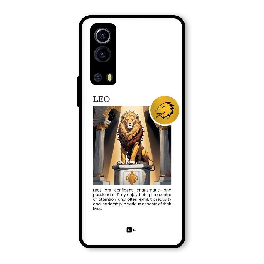 Leader Leo Glass Back Case for Vivo iQOO Z3