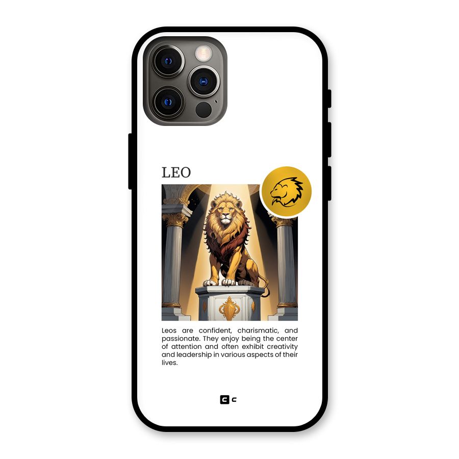 Leader Leo Glass Back Case for iPhone 12 Pro