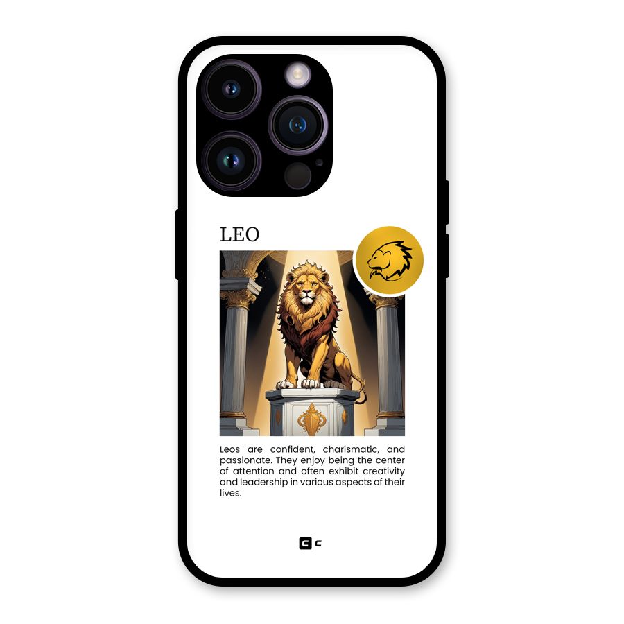 Leader Leo Glass Back Case for iPhone 14 Pro