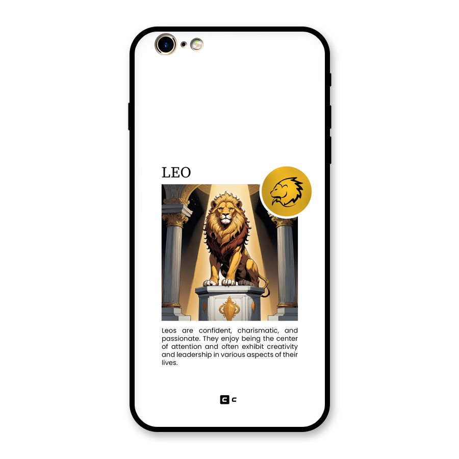 Leader Leo Glass Back Case for iPhone 6 Plus 6S Plus