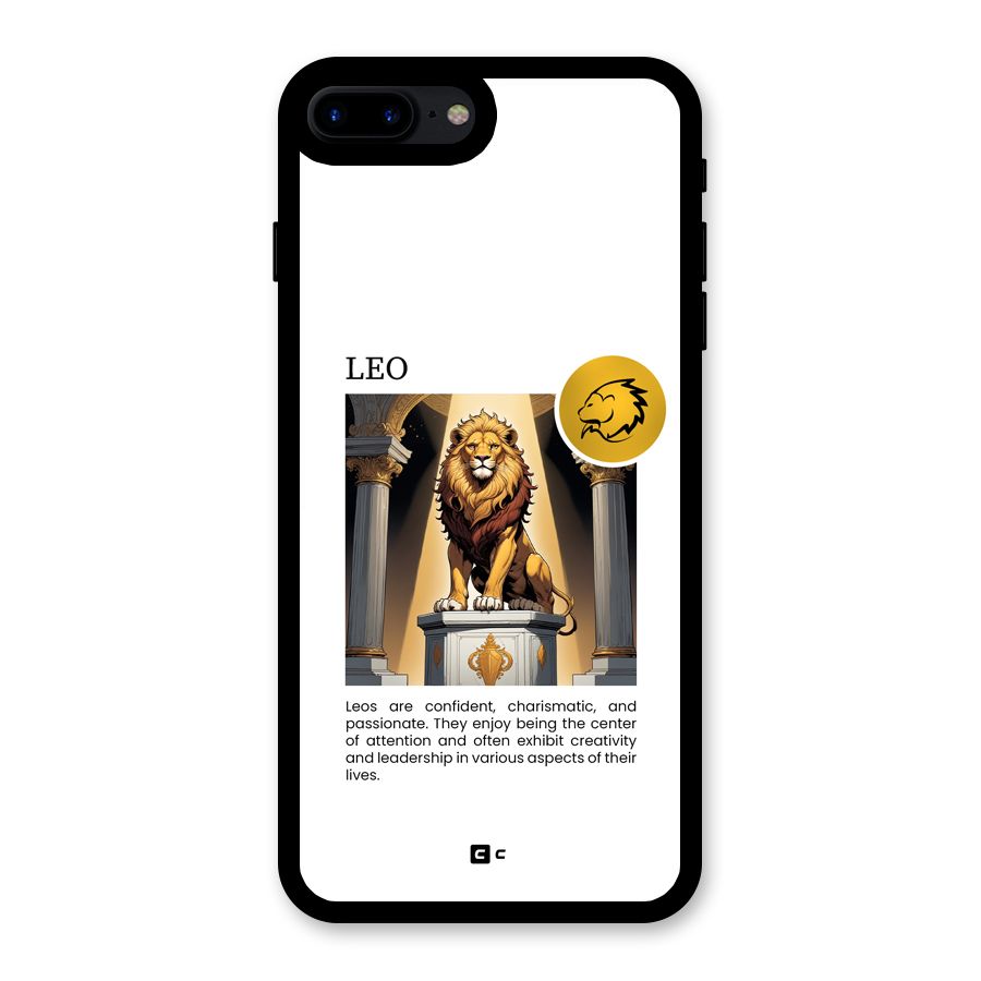 Leader Leo Glass Back Case for iPhone 8 Plus