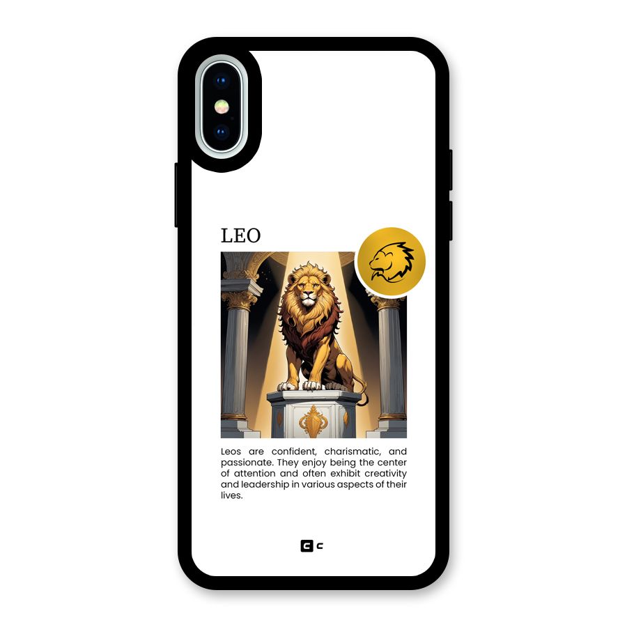 Leader Leo Glass Back Case for iPhone XS
