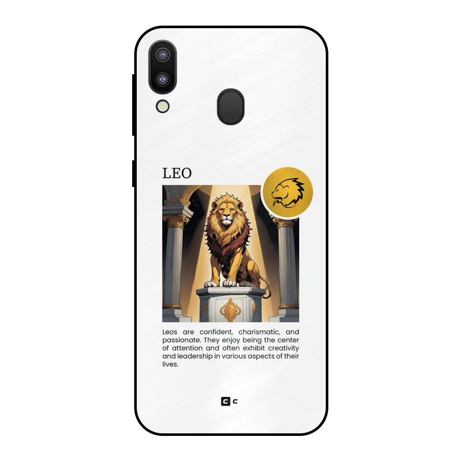 Leader Leo Metal Back Case for Galaxy M20