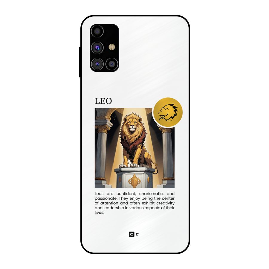 Leader Leo Metal Back Case for Galaxy M31s