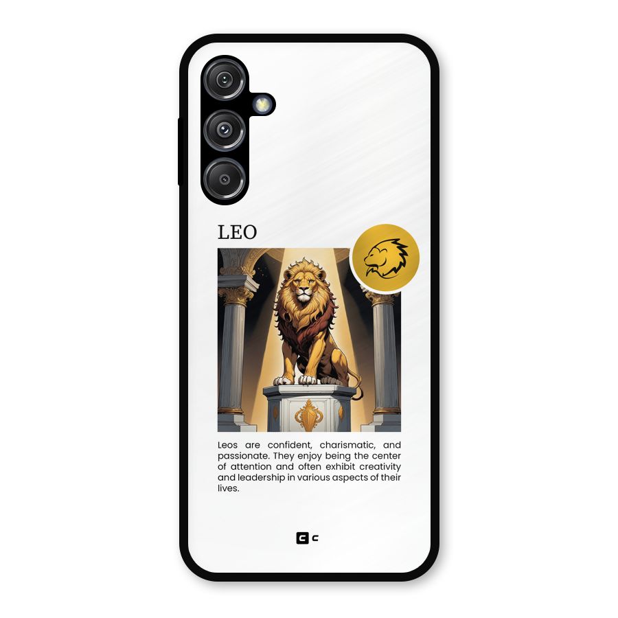 Leader Leo Metal Back Case for Galaxy M34 5G