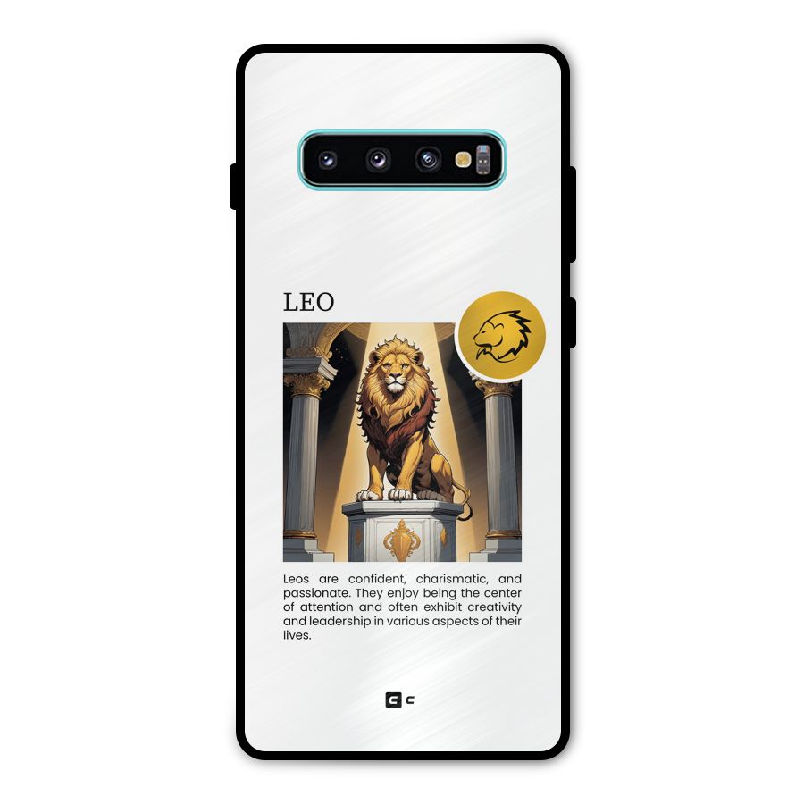 Leader Leo Metal Back Case for Galaxy S10 Plus