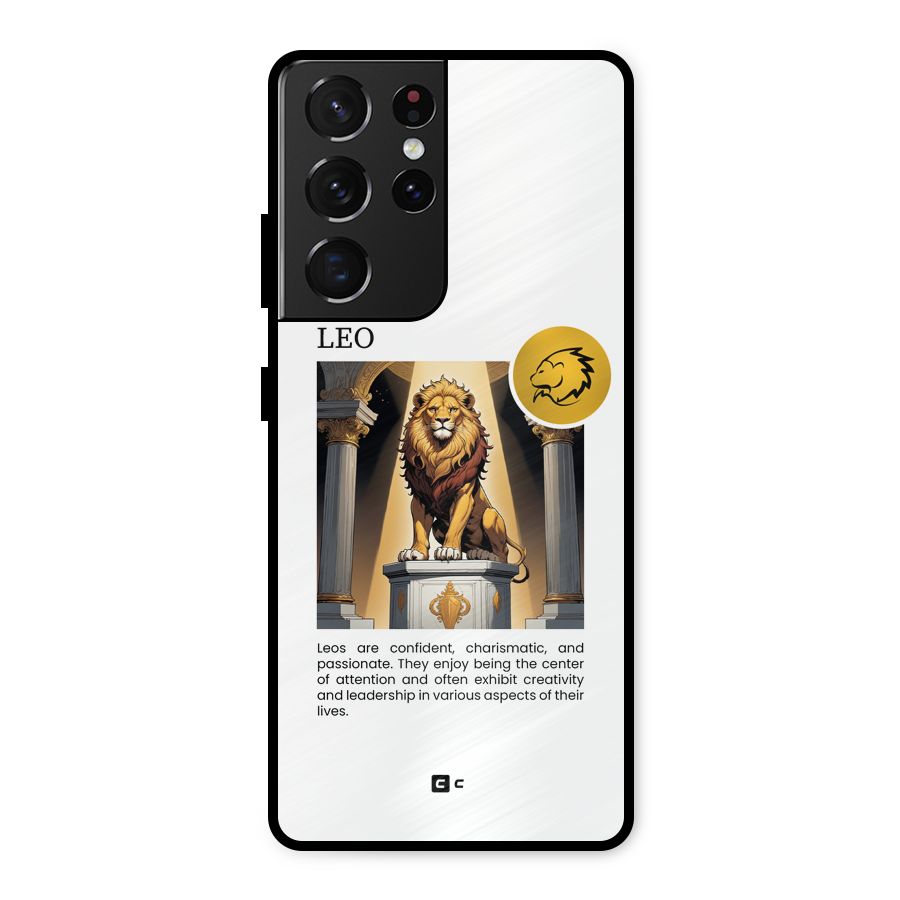 Leader Leo Metal Back Case for Galaxy S21 Ultra 5G