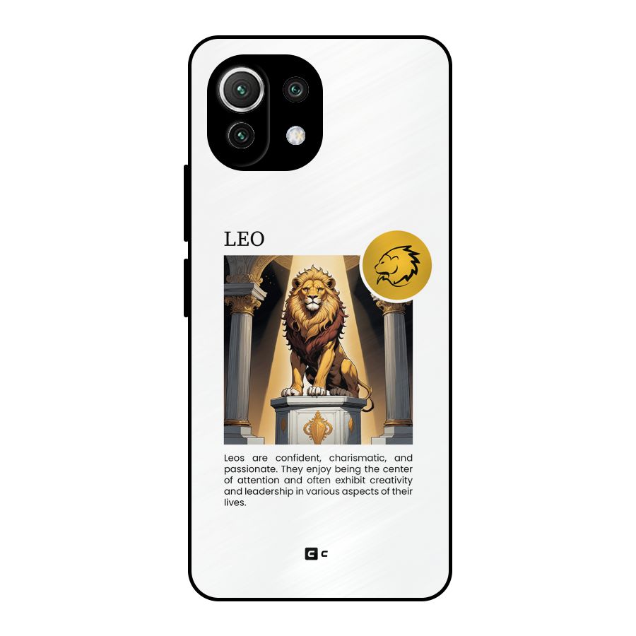 Leader Leo Metal Back Case for Mi 11 Lite NE 5G
