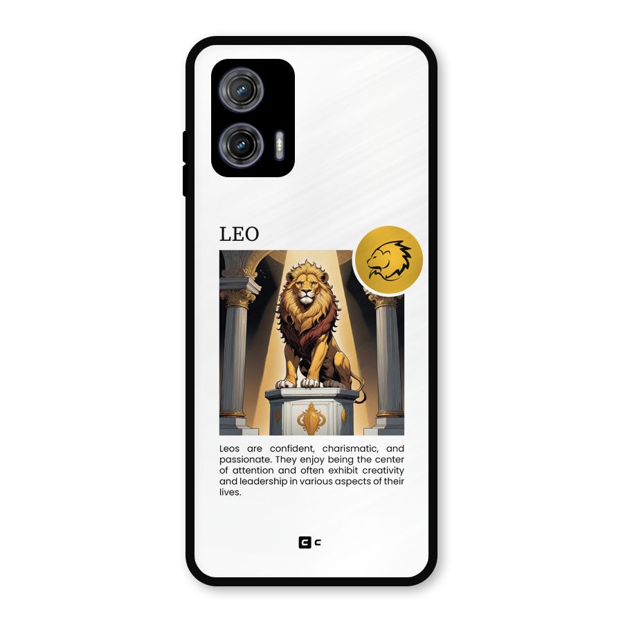 Leader Leo Metal Back Case for Moto G73
