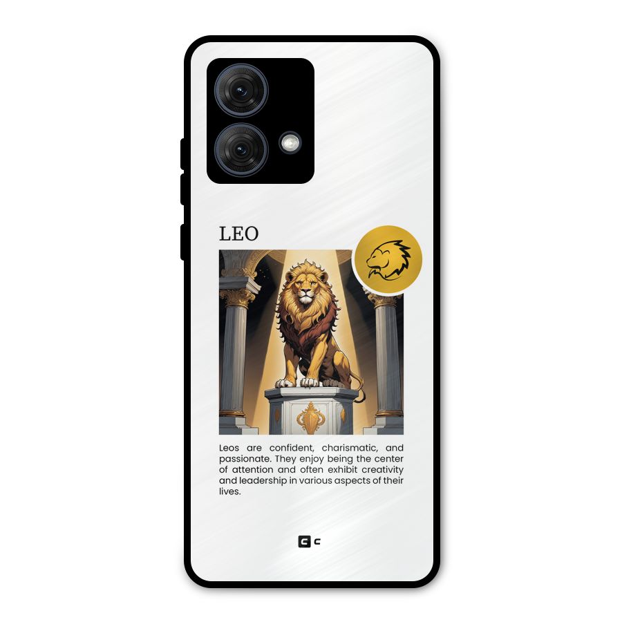 Leader Leo Metal Back Case for Moto G84