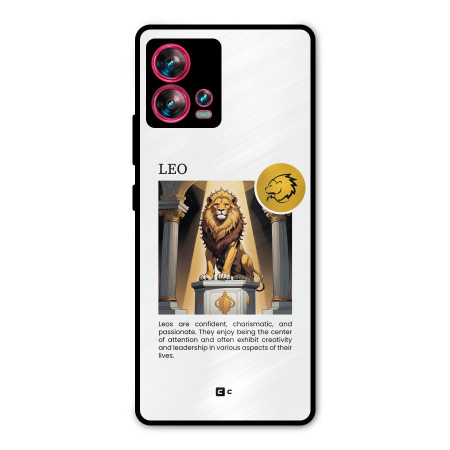 Leader Leo Metal Back Case for Motorola Edge 30 Fusion
