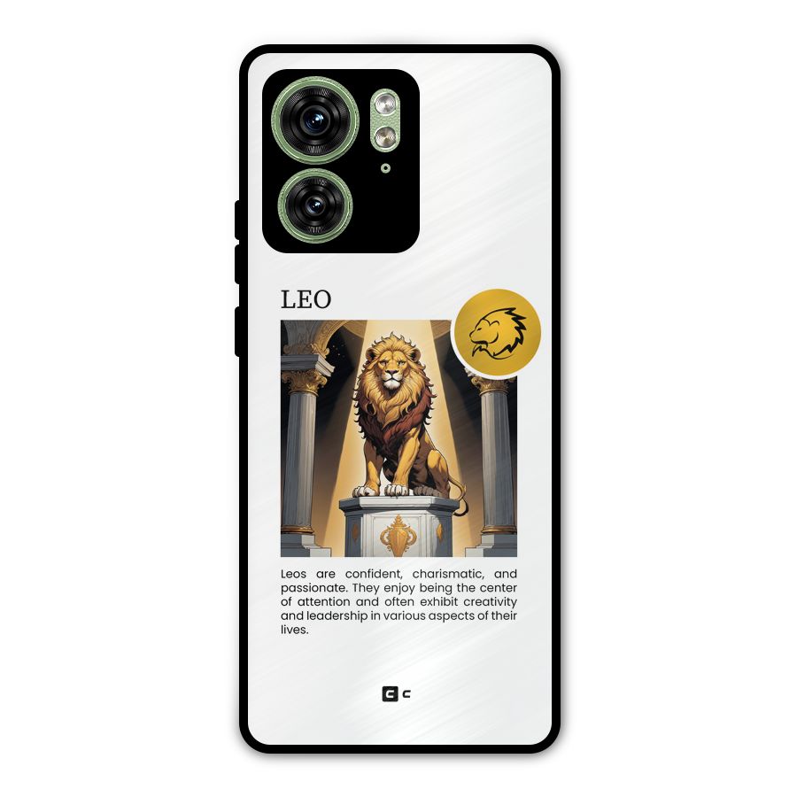 Leader Leo Metal Back Case for Motorola Edge 40 5G