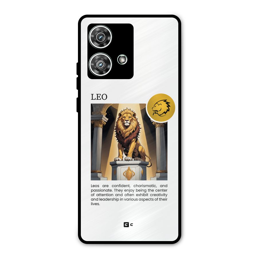 Leader Leo Metal Back Case for Motorola Edge 40 Neo