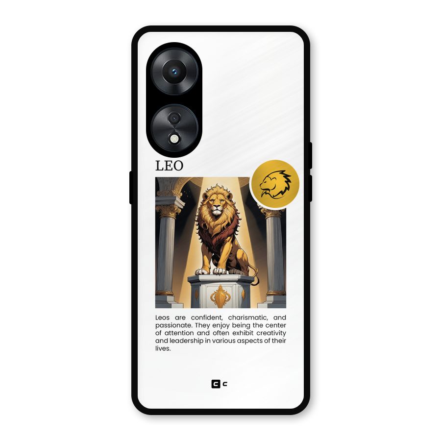 Leader Leo Metal Back Case for Oppo A78