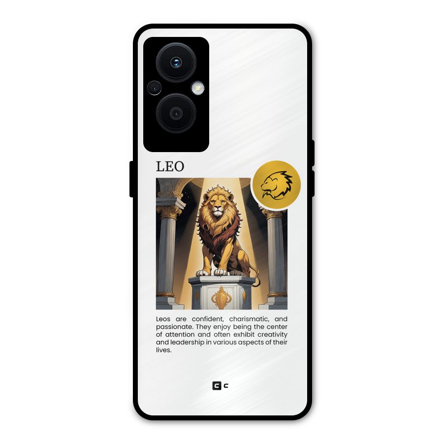 Leader Leo Metal Back Case for Oppo F21 Pro 5G