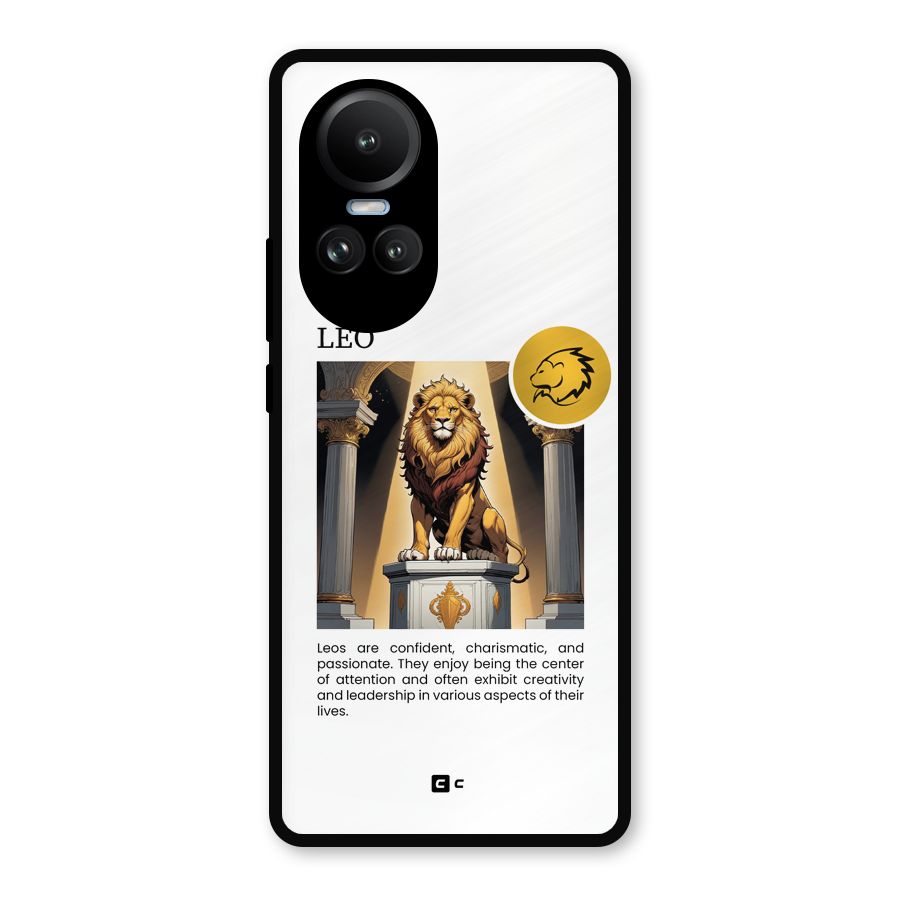 Leader Leo Metal Back Case for Oppo Reno10