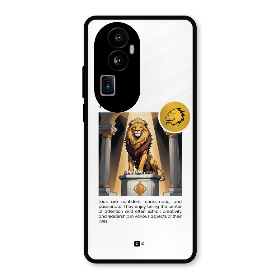 Leader Leo Metal Back Case for Oppo Reno10 Pro Plus