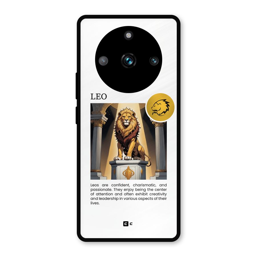 Leader Leo Metal Back Case for Realme 11 Pro Plus