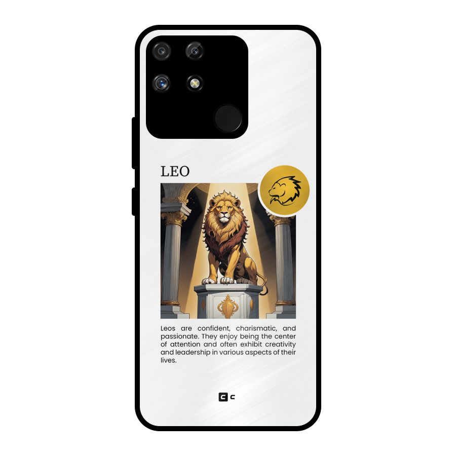 Leader Leo Metal Back Case for Realme Narzo 50A